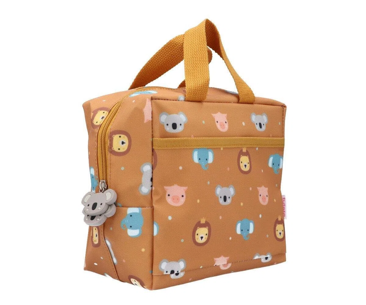 Tutete Bolsa Térmica Infantil para Comida | Bolsa térmica infantil pequeña y fácil de usar | Ideal para almuerzos y meriendas | Exterior impermeable, lavable y resistente | animal friends