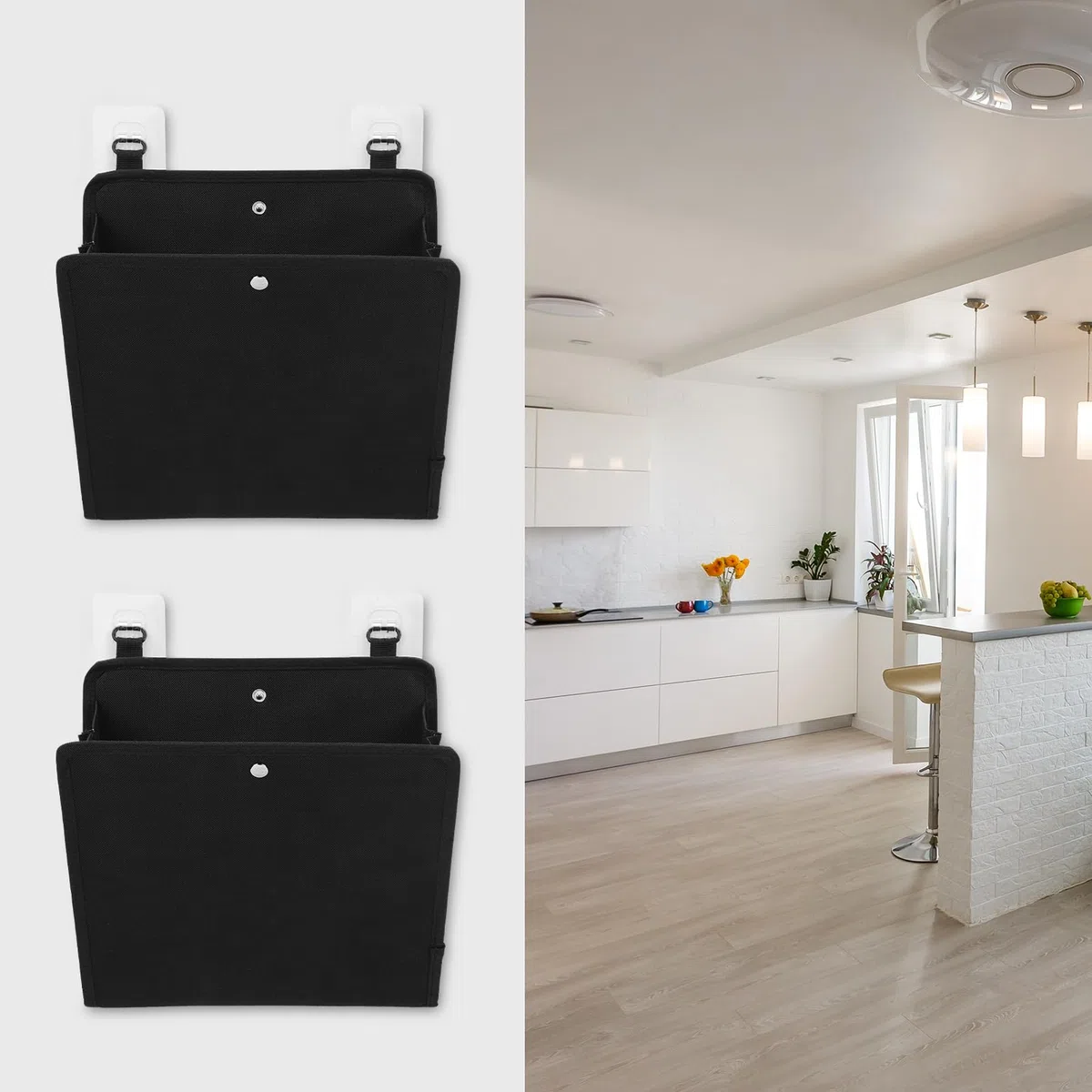 2 unidades sobre organizador de zapatos para puerta, estante colgante, montaje en pared, con ganchos adhesivos, plegable, transpirable, almacenamiento de zapatos no tejidos para el hogar