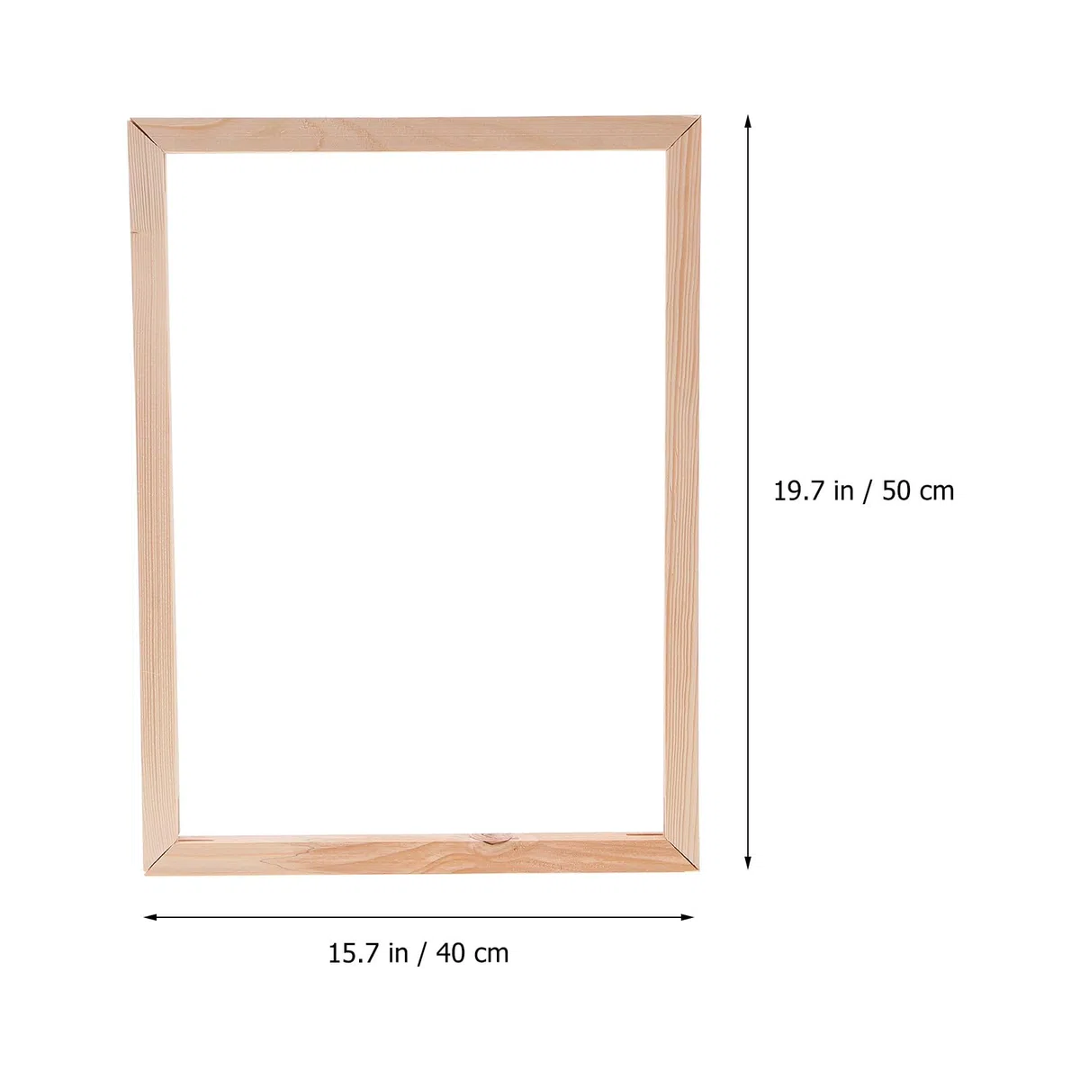 Juego de Marcos de Madera Maciza para Lienzo DIY 40x50 Cm (40x2 50x2) Bastidor para Pintura al Óleo, Combinación Fácil Montaje para Manualidades y Arte en Casa