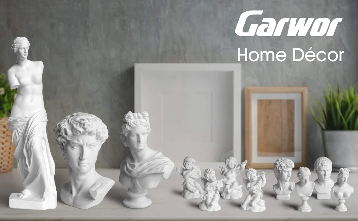 Garwor Figura de Busto de David de Miguel Ángel, Figura clásica Griega Romana para decoración del hogar, Oficina