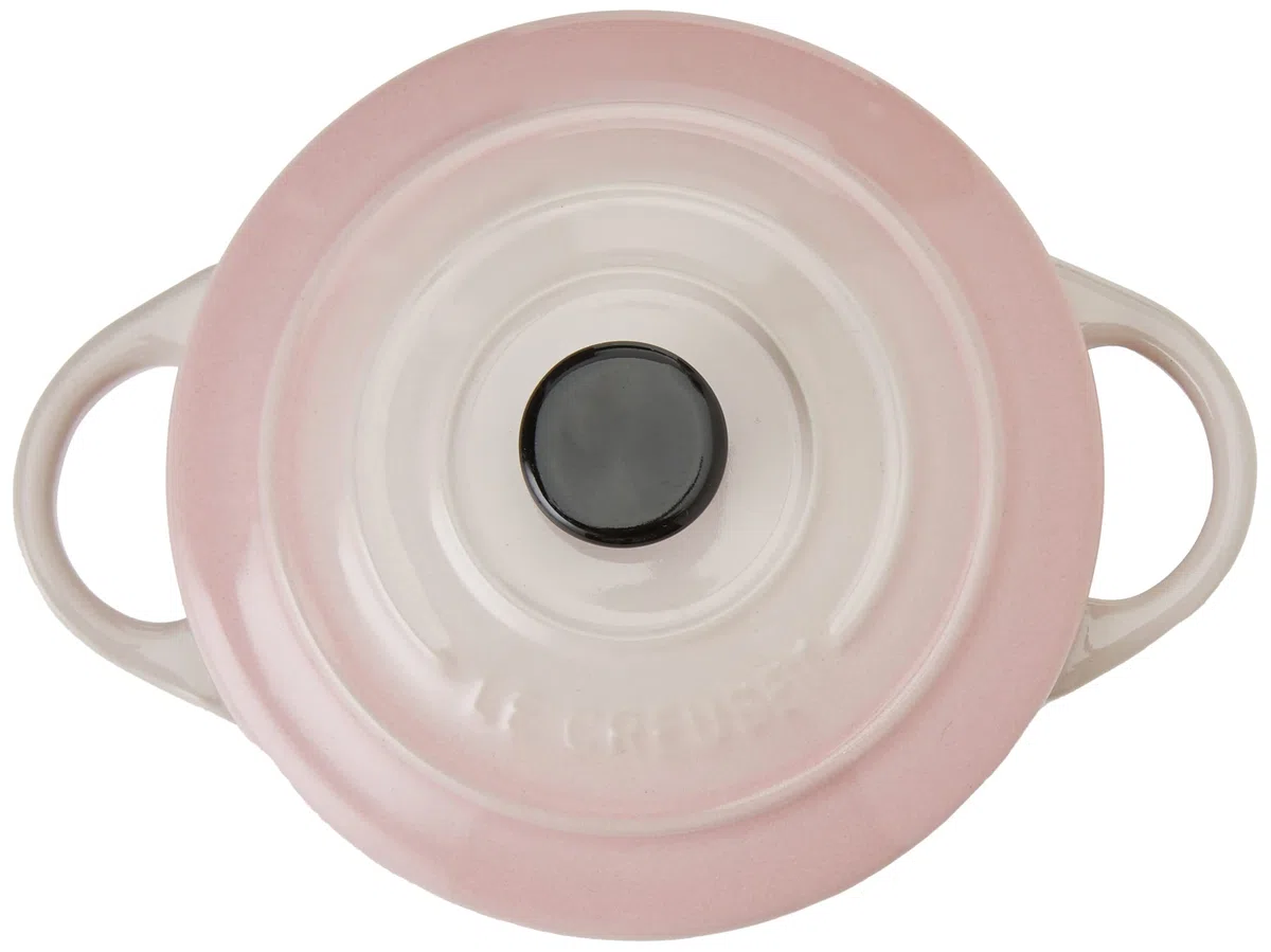 Le Creuset Mini cocotte de cerámica de gres, 10 cm, 0, 2L, Shell Pink, 71901107770100
