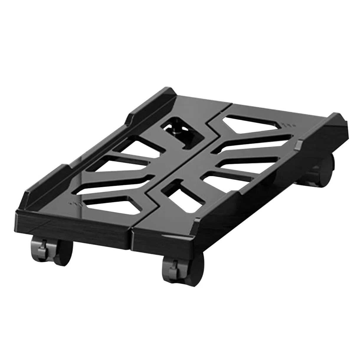 Soporte para PC para Piso,Soporte para PC para Alfombra - Soporte móvil para CPU con 4 Ruedas - Carro de Piso rodante para computadora, Accesorios para Soporte de CPU Debajo del Escritorio