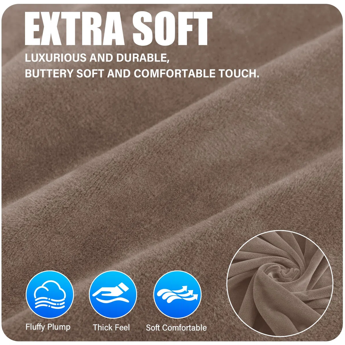 Terciopelo Funda Cabecero Cama, Protector De Cabecero De Cama A Prueba De Polvo, Desenfundable, Universales, Elástico, Tejido Suave, Decoración del Dormitorio(120cm, Caqui)