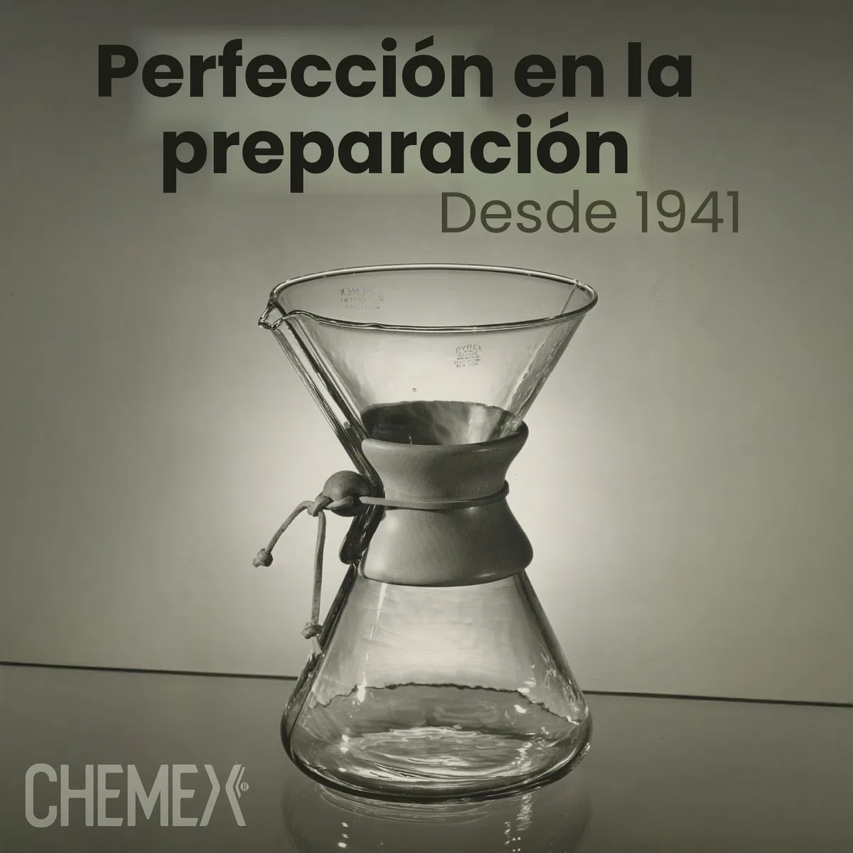 Chemex Filtro unido, media luna, 100 unidades