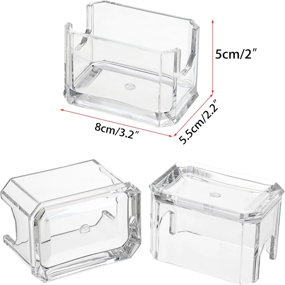Paquete de 4 soportes para paquetes de azúcar, organizador de bolsas de té, dispensador de condimentos para restaurantes, oficinas, hoteles, cafeterías, reuniones familiares, banquetes de fiesta
