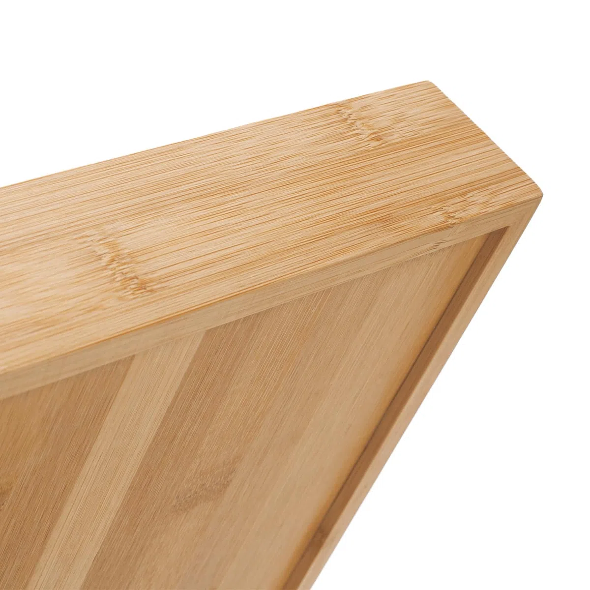 Bandeja de madera para cartas, bandeja de escritorio de bambú, organizador de escritorio de madera para papeles, documentos, revistas, archivos