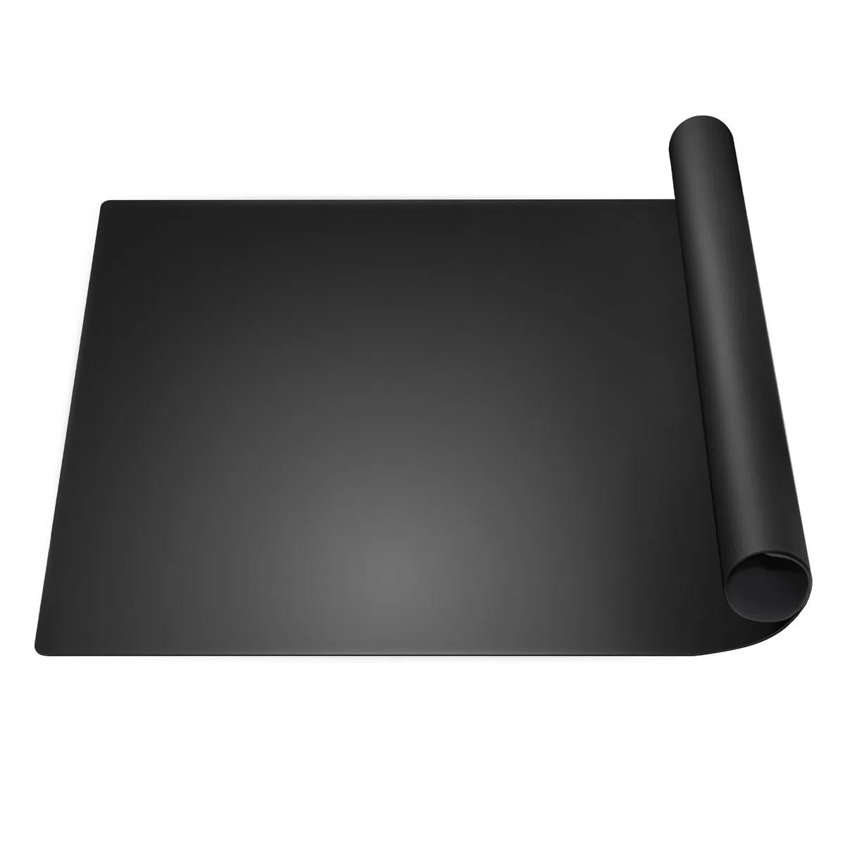 Alfombrilla de silicona extragrande: 80 x 60 cm, esterillas de cocina resistentes al calor, antiadherente, protector de mesa y superficie de trabajo para encimeras, cocinas, manualidades (negro)