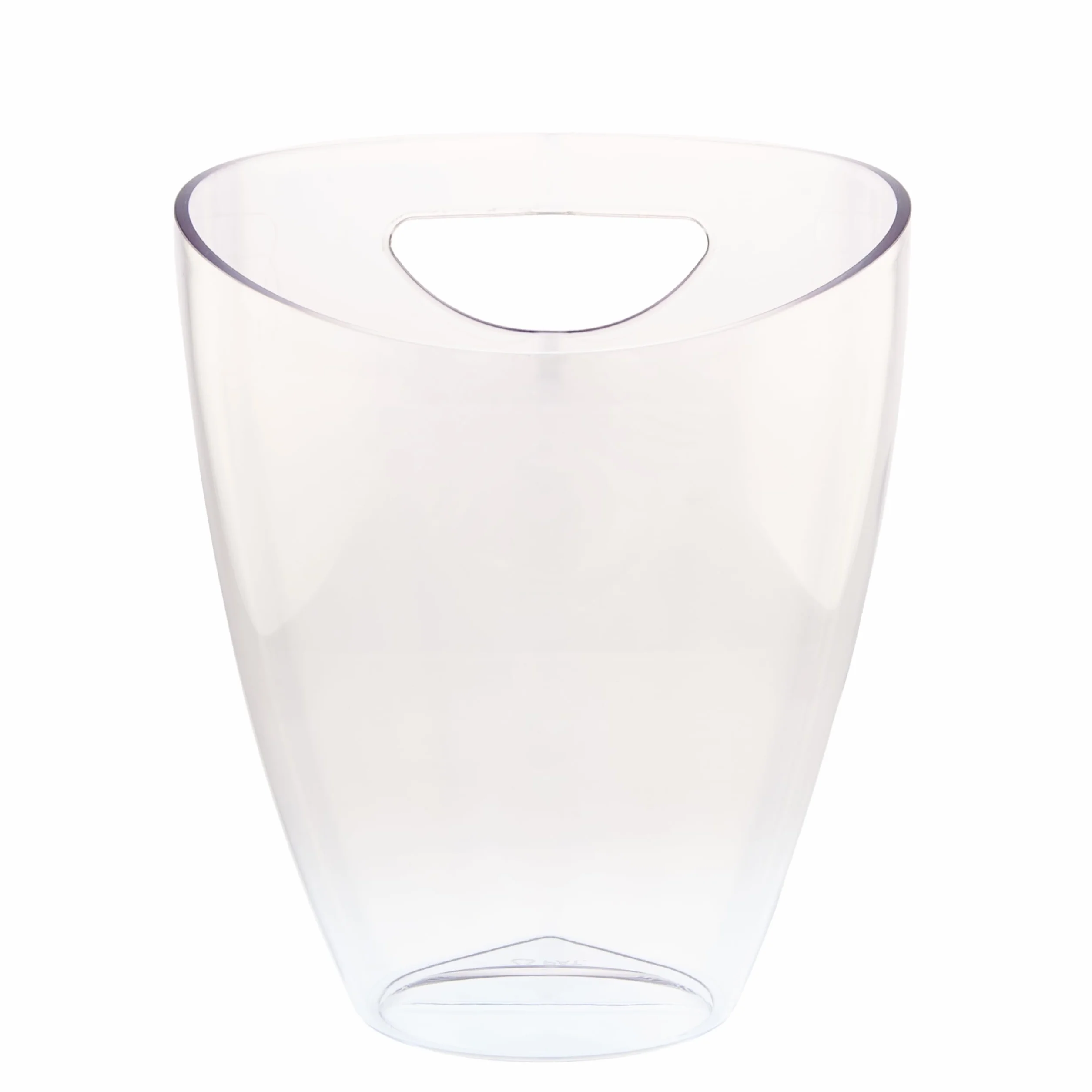 Cubitera para botellas de vino Koala Nature 3,5 L – Champanera acrílica para 2 botellas de vino, cava o champagne – Enfriador rápido, ligero, apilable y reutilizable, con asas, transparente