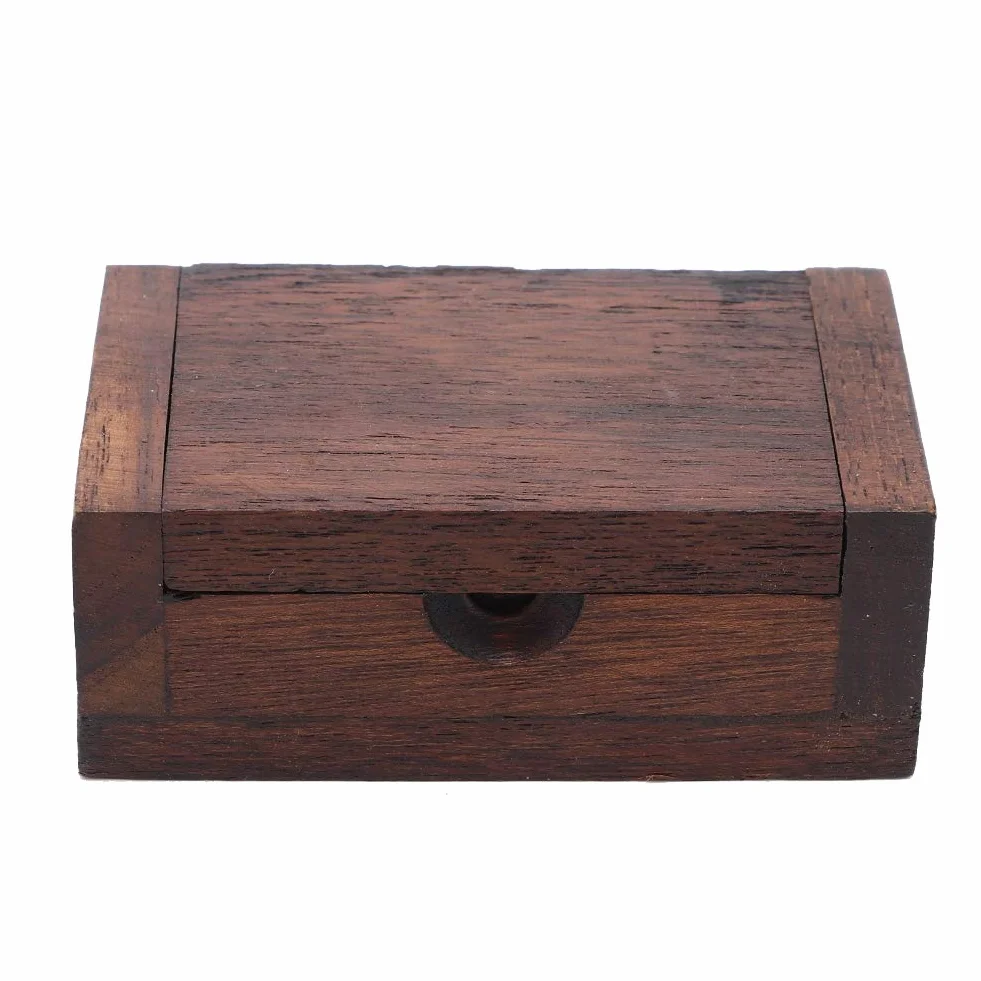 TOPINCN Dispensador De Palillos De Dientes, Mini Bolsillo De Madera Para Palillos De Dientes, Caja De Almacenamiento Portátil Para Palillos De Dientes Para Uso En El Hogar Y El Hotel