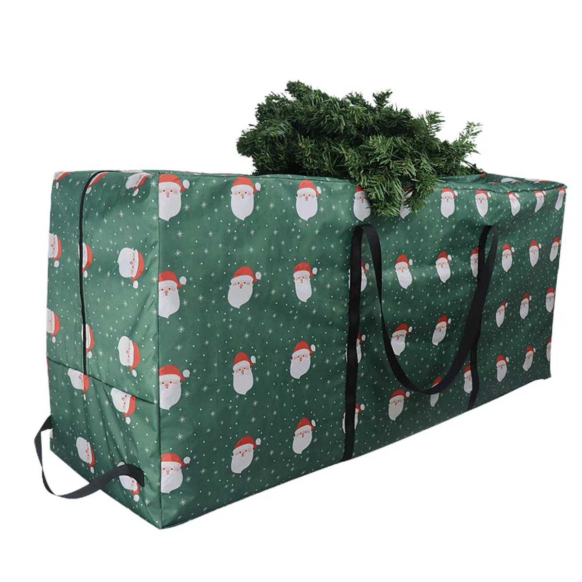 Murman Bolsa De Almacenamiento para Árboles De Navidad, Caja De Almacenamiento De Oxford 210D con 4 Asas Y Apertura Amplia, Bolsa De Almacenamiento De Transporte para Árbol De Navidad De 4 Pies