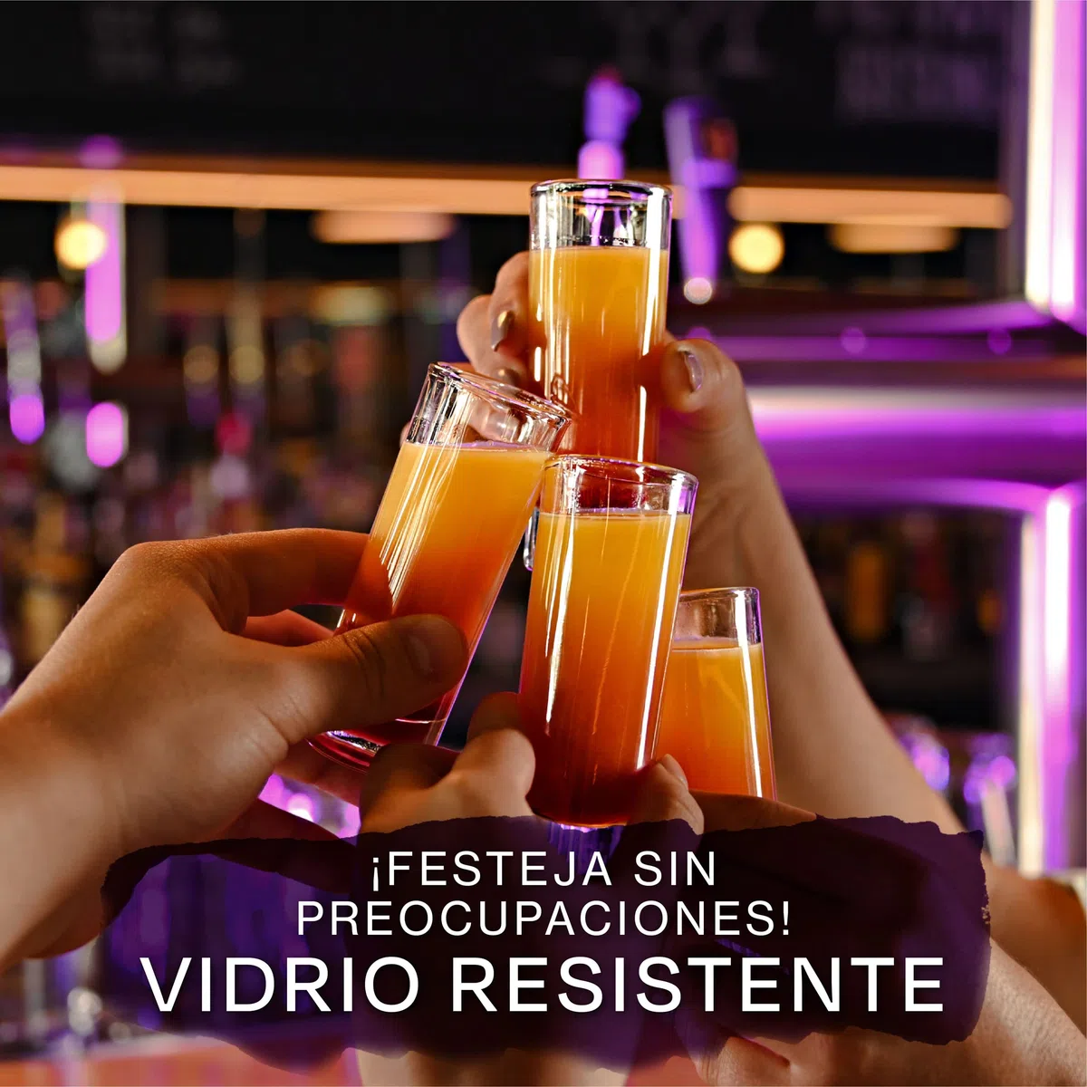 12 Vasos de Chupito de Cristal Largos de 5cl - Aptos para Lavavajillas - Estables gracias a su Base Gruesa - Ideales para Fiestas