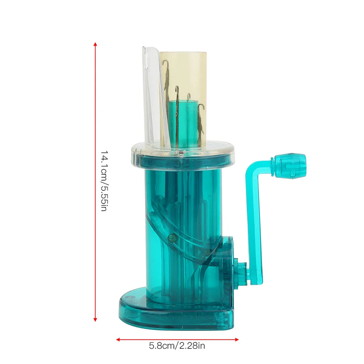 Oumefar Máquina de tejer operada a mano, tejedora de carrete, suéter, pulsera, herramienta de tejido, herramienta de tejer para tejer Artcraftkit