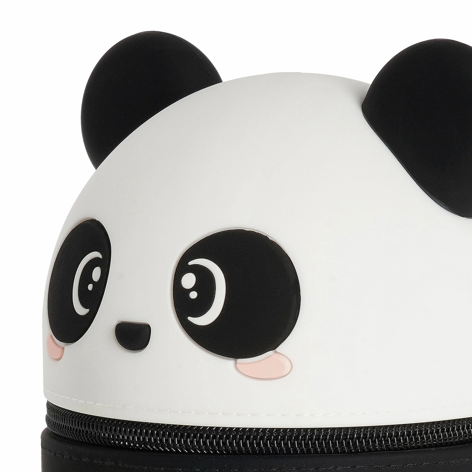 Legami - Estuche Super Kawaii con Pandas, Espacioso, con Capacidad para hasta 100 bolígrafos borrables, de Silicona Suave, 13 x 19 x 13 cm