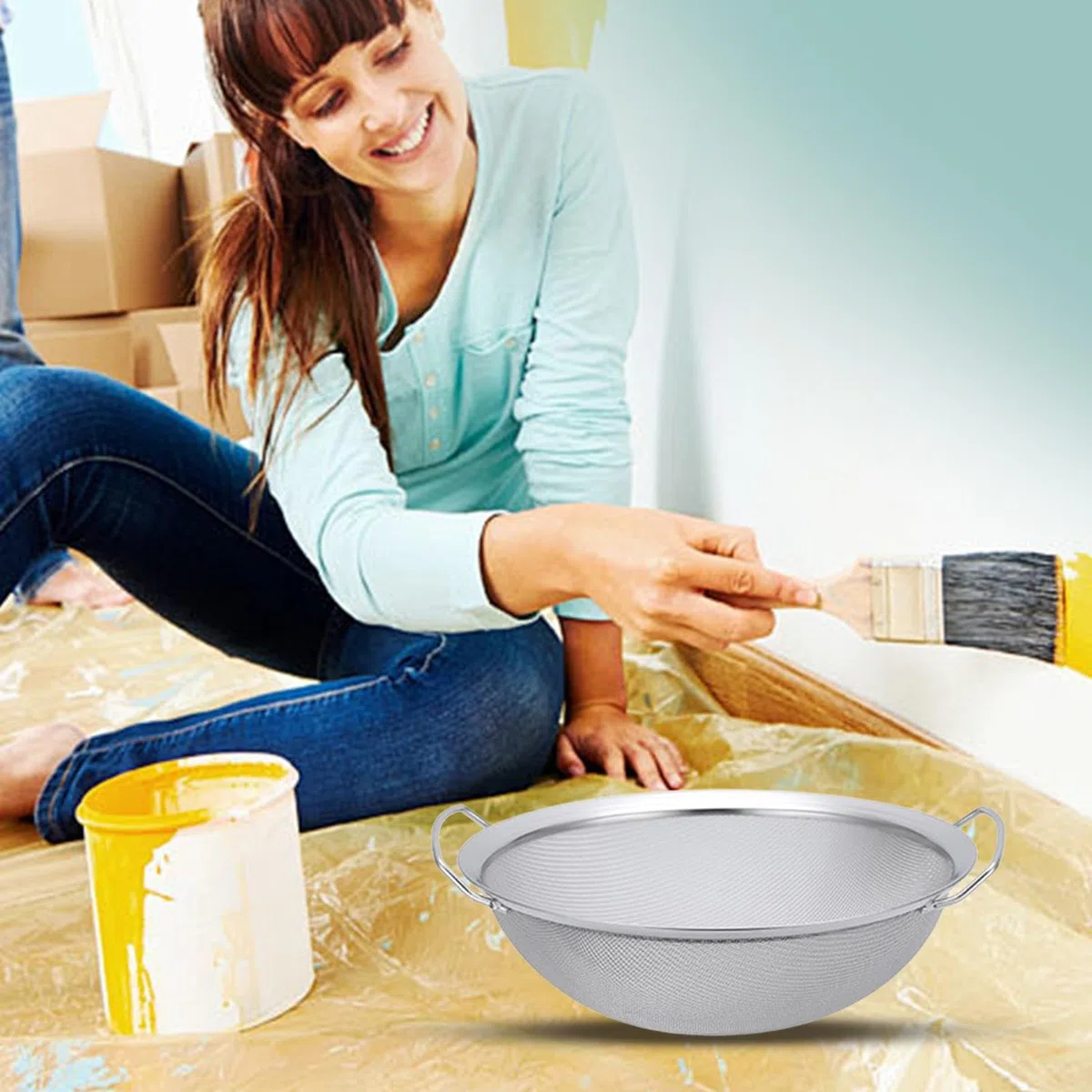 Colador de malla fina, filtro de malla fina - Filtro de embudo de miel de emulsión de 60 mallas - Filtro de embudo de miel de emulsión, tamiz de acero inoxidable, filtro de pintura