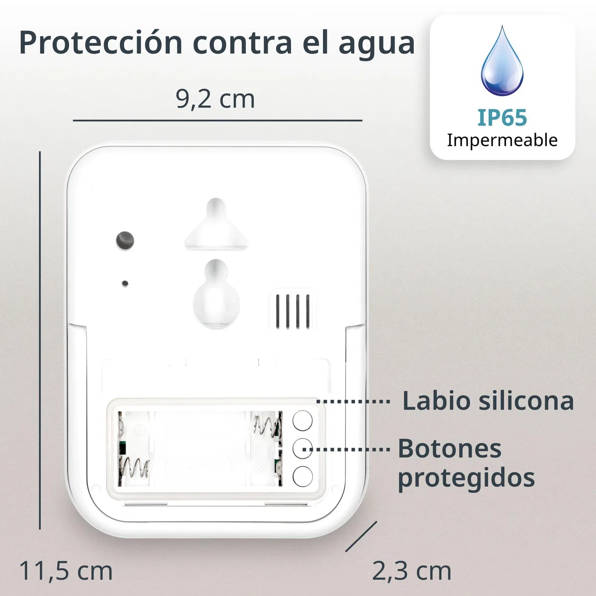 ADE Reloj de baño Digital con higrómetro y termómetro | Resistente al Agua IP65 | Temporizador de Ducha | Gran Pantalla LCD | función de Cuenta atrás