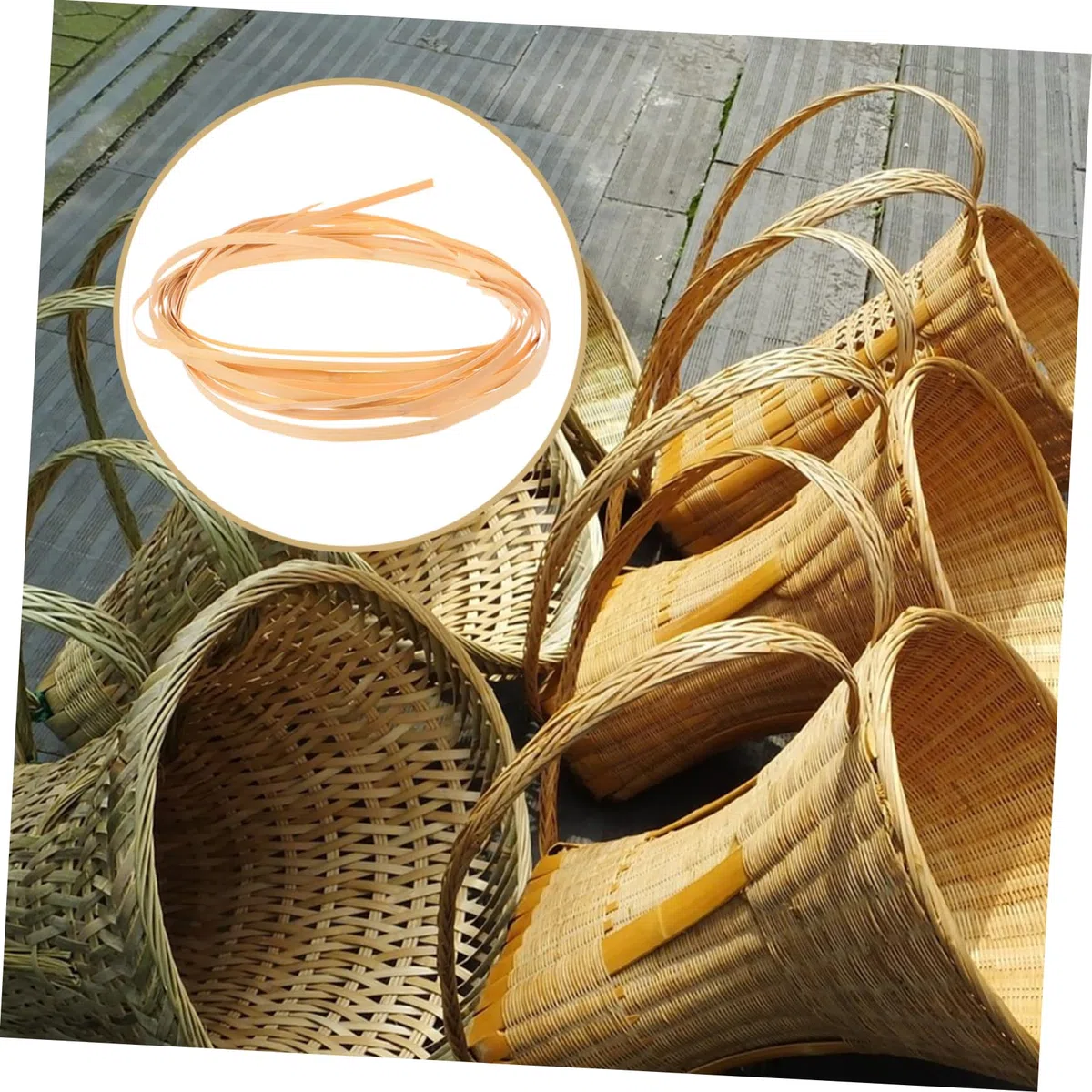 OFFIGAM 4 Rollos de Tiras de Madera Beige Flexibles y Fáciles de Moldear para Decoración Rústica de Bodas y Manualidades Artesanales