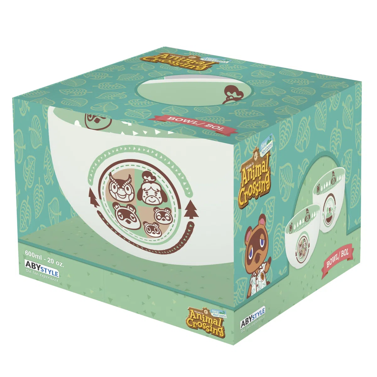 ANIMAL CROSSING - Bowl - 600 ml - "Characters" - Cardboard box
