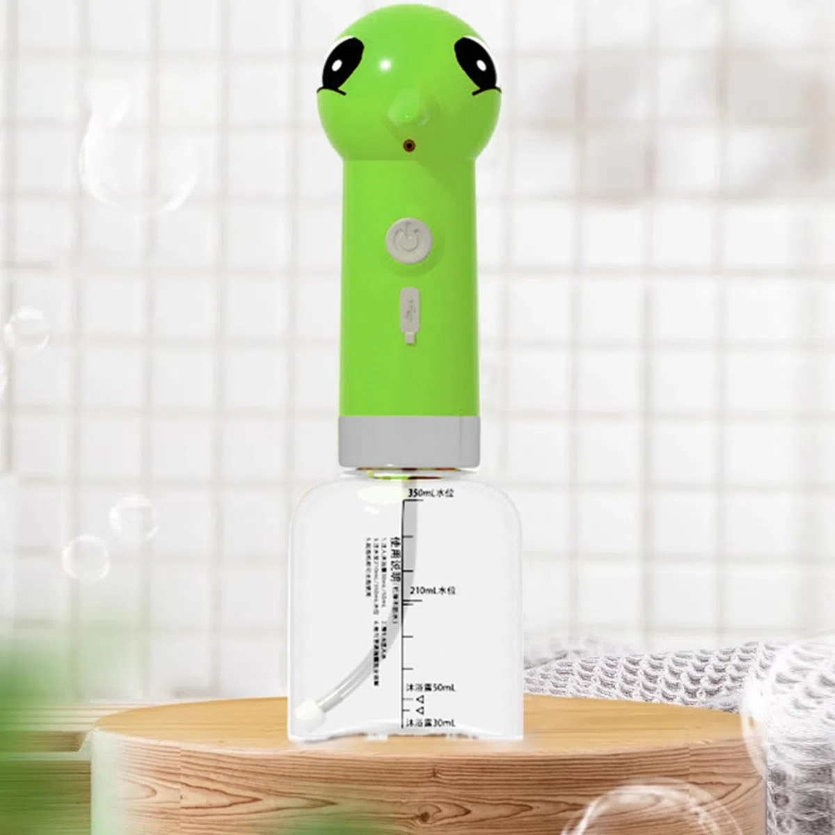 Dispensador De Espuma De Champú Para Perros - Botella Mezcladora De Productos Para Limpieza De Mascotas,Aparato De Ducha Eléctrico Recargable Para Bañera Y Lavabo