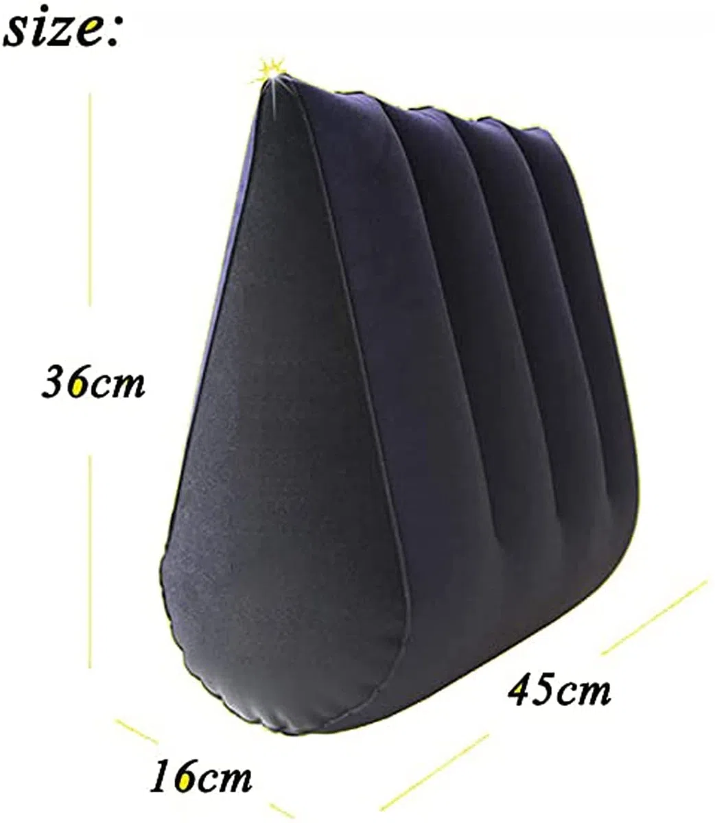 Almohada Triangular, Almohada Inflable, Almohada de Viaje, Almohada de Soporte de Postura Corporal, cojín Multifuncional, Herramienta de sueño Profundo