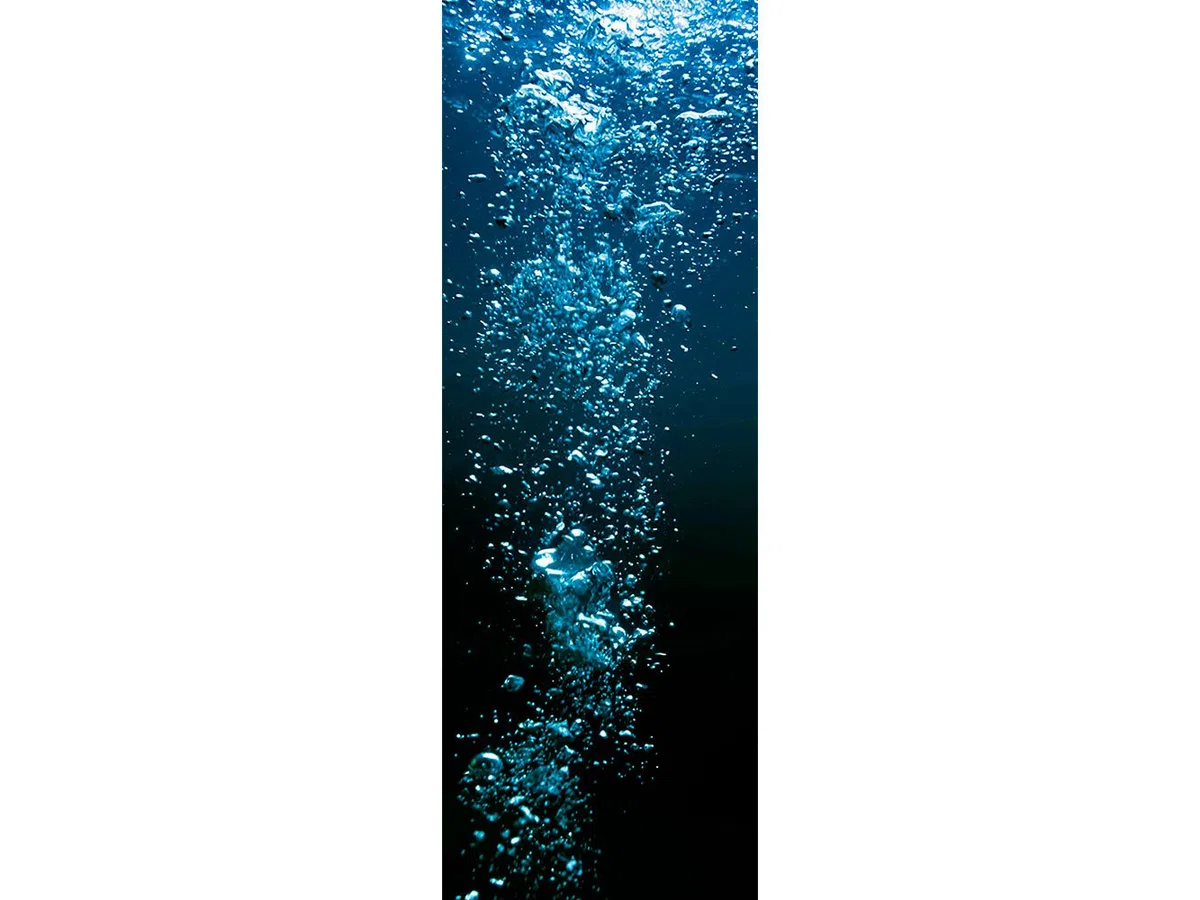 Vinilo para Frigorífico Oceano Burbujas 185 x 60 cm | Adhesivo Resistente y de Fácil Aplicación | Pegatina Adhesiva Decorativa de Diseño Elegante