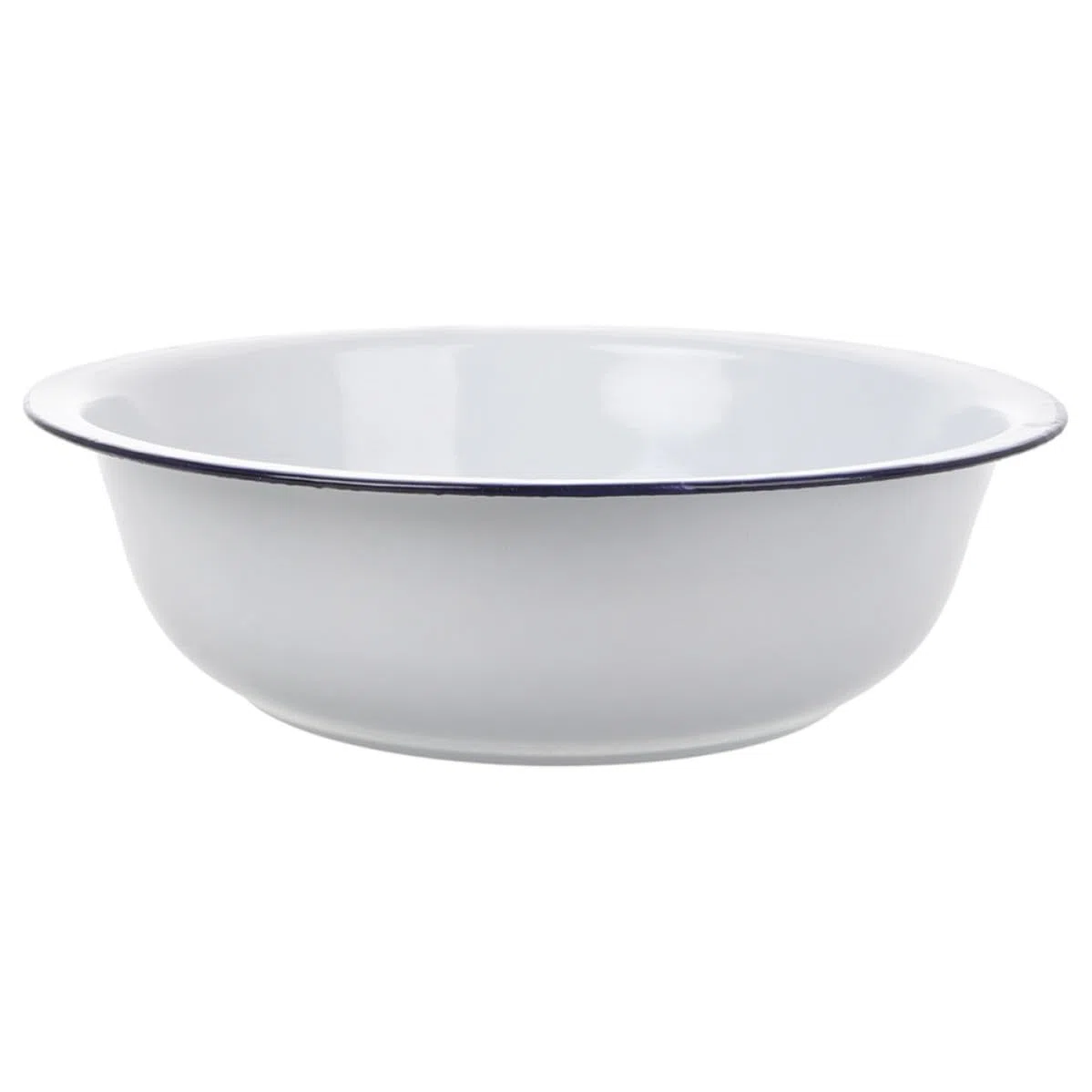 Palangana Esmaltada Grande 36 CM, Cuenco Multifunción para Cocina Tradicional, Lavado de Frutas y Amasado, Superficie Lisa Fácil de Limpiar