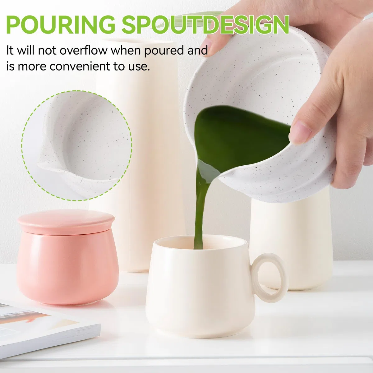 7 piezas Matcha Set,Te Matcha Kit con Cuenco de Matcha,Batidor de Bambú,Soporte para Batidor,Colador y Cuchara,Juego de Batidor de Matcha para Preparar Matcha y Ceremonias del Té