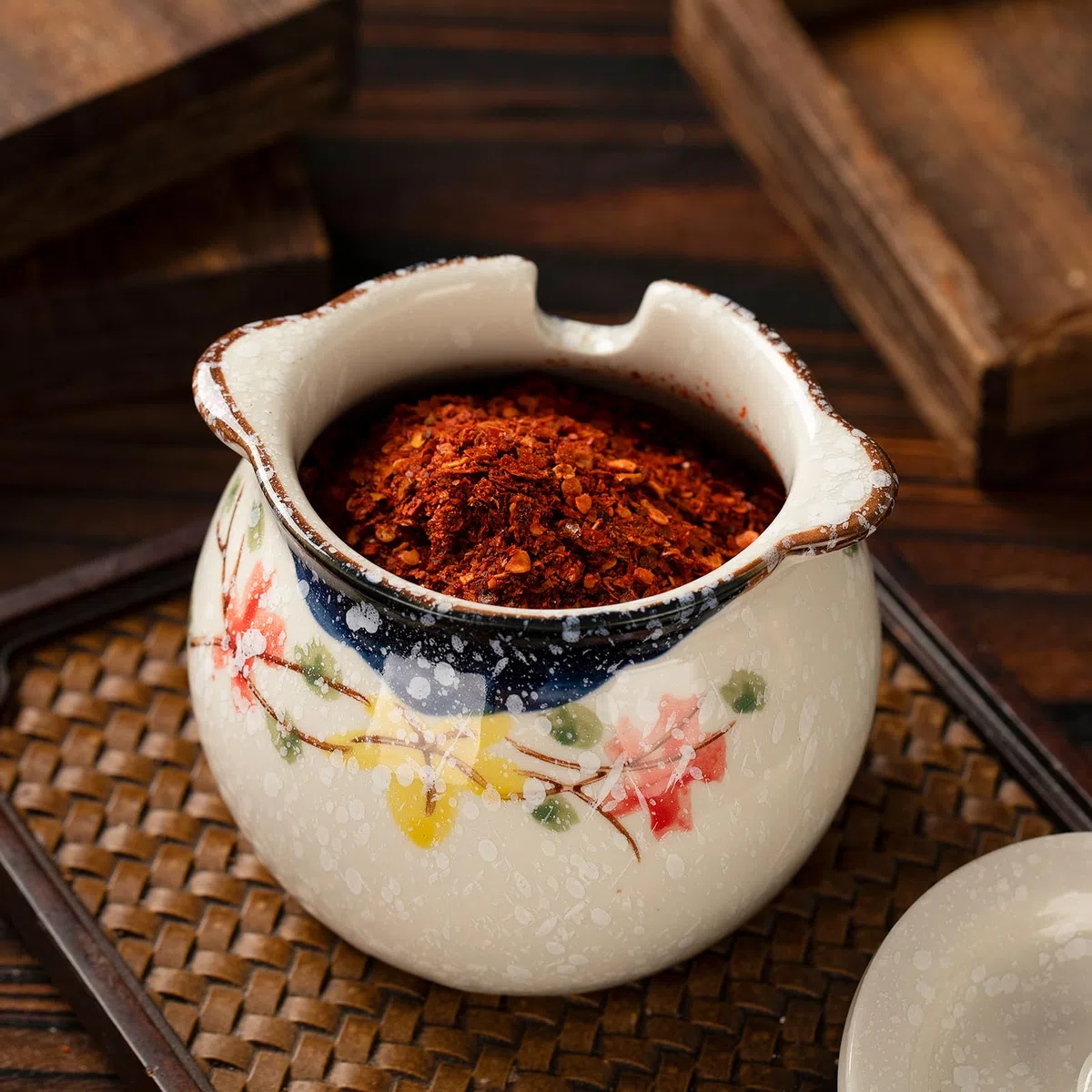 Azucarero de cerámica, azucarero con tapa y cuchara, 300 ml de cerámica, tarros de especias con tapa para azúcar, sal, queso, especias