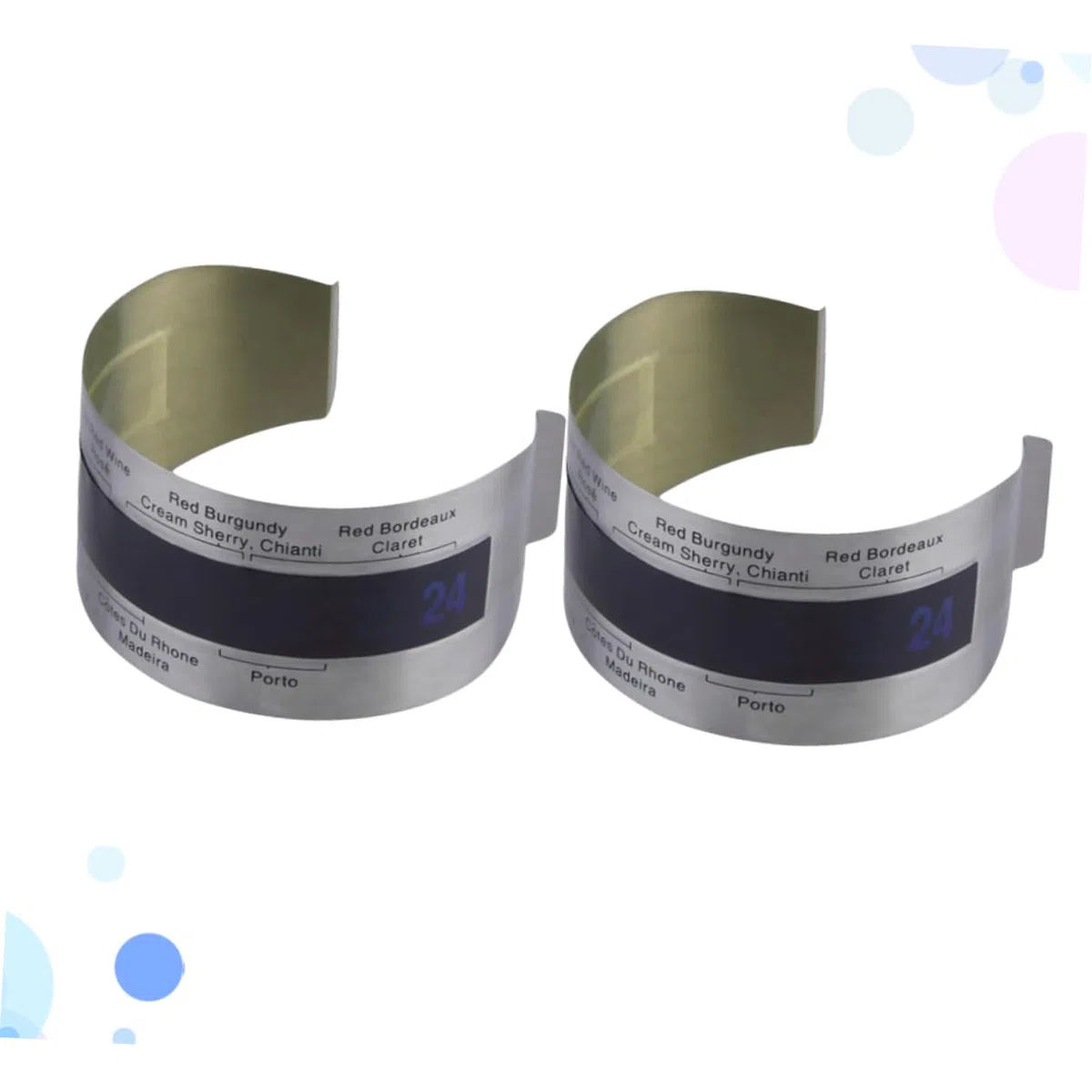 COLLBATH 4 Piezas temperatura del vino pulsera termómetro termometro digital para alimentos termometro vino accesorios para vino termómetro digital termómetro doméstico termómetro liquido