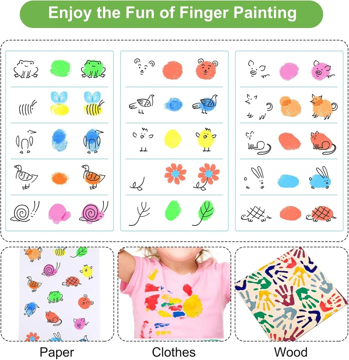 8 Colores Almohadillas de Sellos, Almohadillas de Tinta para Huellas, Tinta para Huellas de Colores No Tóxicas y Seguras, para Sellos, Manualidades, Scrapbooking y Tarjetas DIY