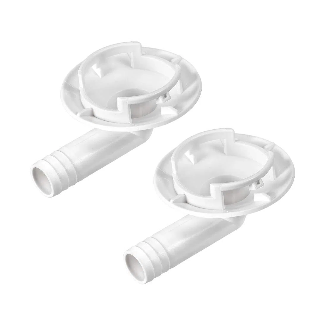 sourcing map Acople Codo Conector Manguera Drenaje Aire Acondicionado para Unidades Mini Split y Piezas Unidad AC Ventana 40 mm, 2 piezas