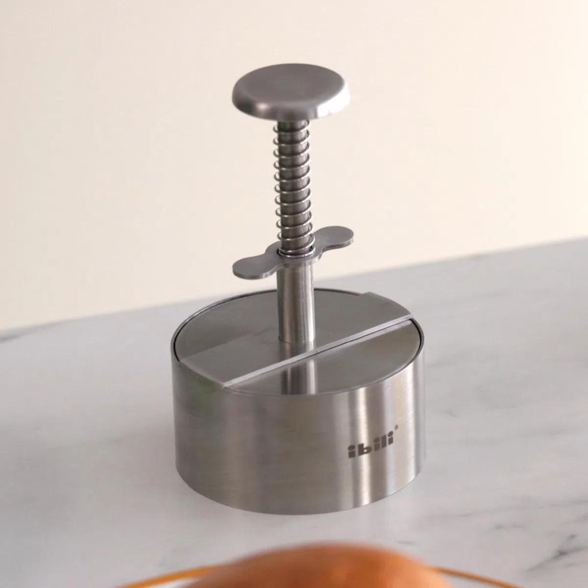 IBILI - Molde para Hamburguesa I-CHEF, 9 cms de diametro, Acero Inoxidable