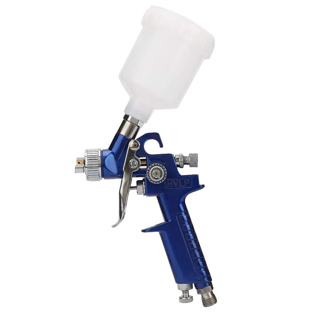 Aerógrafo versátil Conjunto de Coches Pistola de Pintura al óleo neumática Gravedad aerógrafo Europeo Tipo Conector(0.8mm)