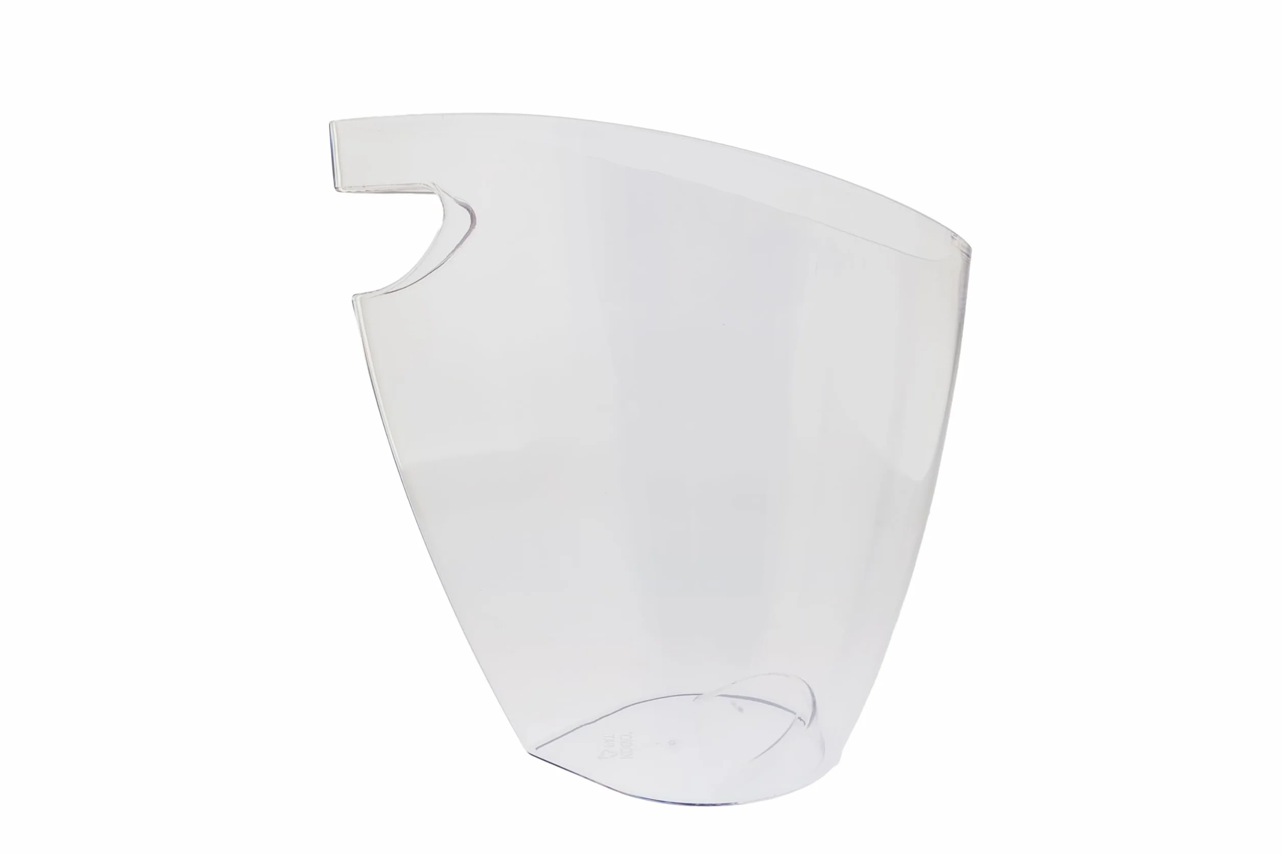 Cubitera para botellas de vino Koala Nature 3,5 L – Champanera acrílica para 2 botellas de vino, cava o champagne – Enfriador rápido, ligero, apilable y reutilizable, con asas, transparente