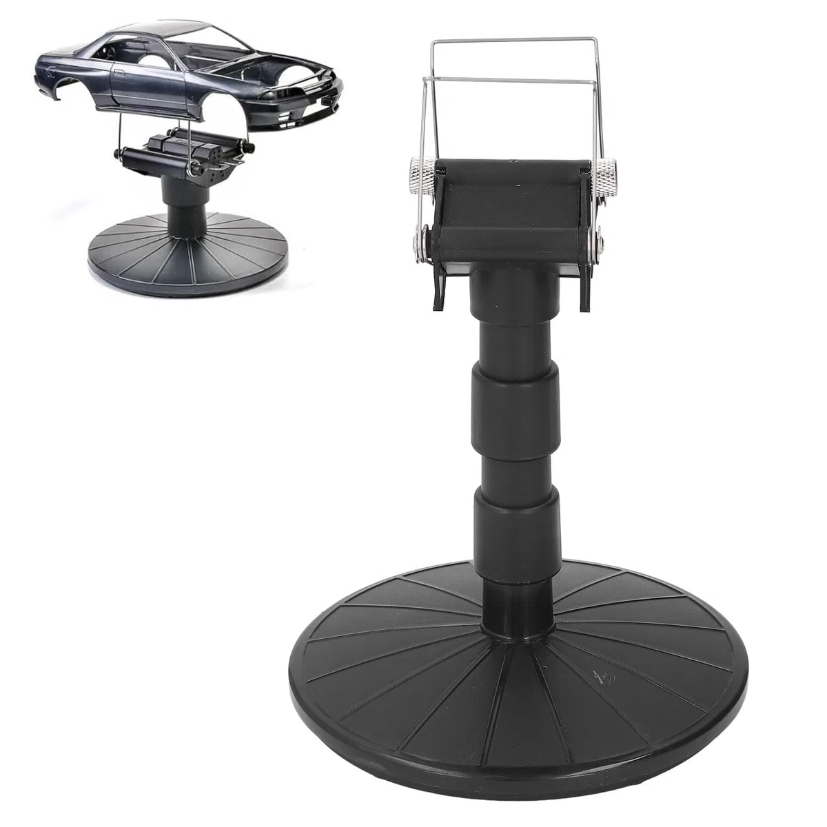 Ajustable ABS Girando la Mesa del Soporte de Pintura Giratoria para Pulverizar el Soporte de Pintura en Aerosol de Elevación Estable para el Modelo de Carrocería