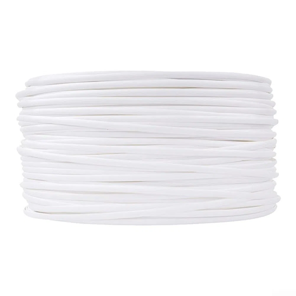 Material de tejido de ratán sintético, kit de reparación de muebles, rollo plano de tira de mimbre para silla, mesa, sofá, restauración de muebles de patio al aire libre, material de polietileno, 8 mm