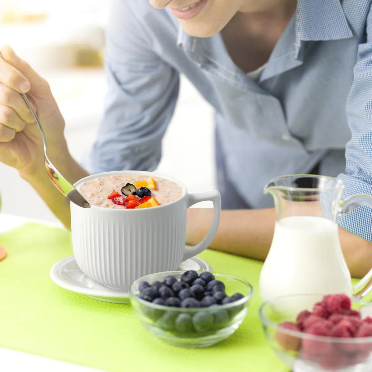 Taza Grande Tazones de Cereales, Café De Cerámica De 900ml Tazas, Sopas De Cereal Tazón Taza De Café De Porcelana Tazón, Taza de Leche de Porcelana, con Asa, Taza de Sopa, Ramen, Ensalada