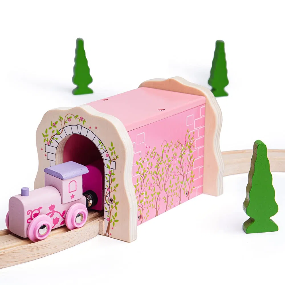 Bigjigs Rail T?nel de Ladrillos Rosas