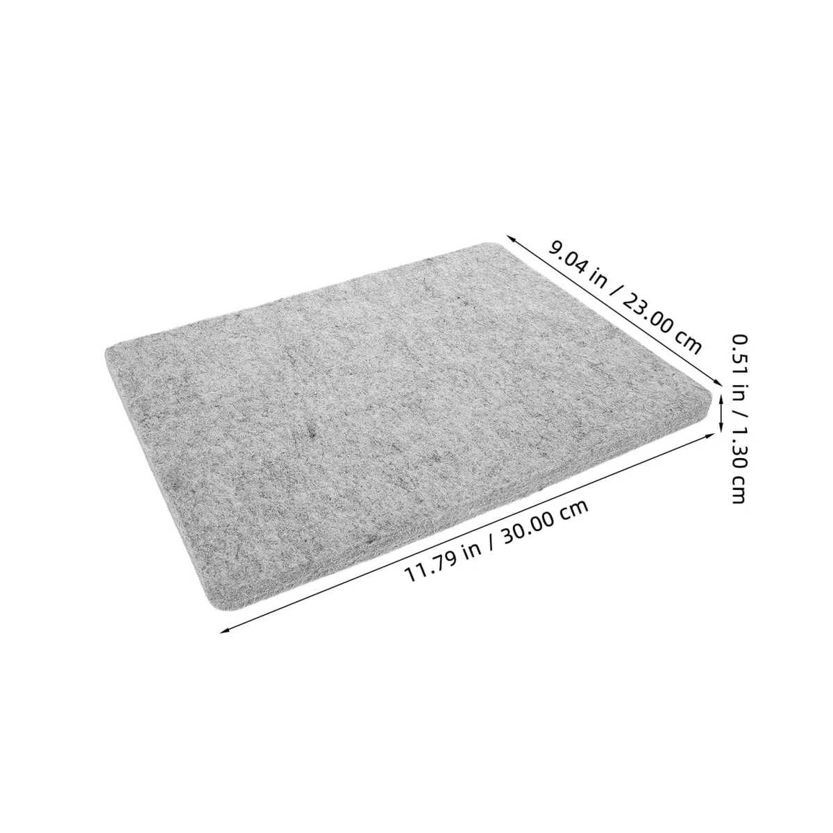 Ciieeo Almohadilla De Planchar De Fieltro De Lana 11.81X9.05In Protector Térmico para Tabla De Planchar Reutilizable para Ropa Y Costura