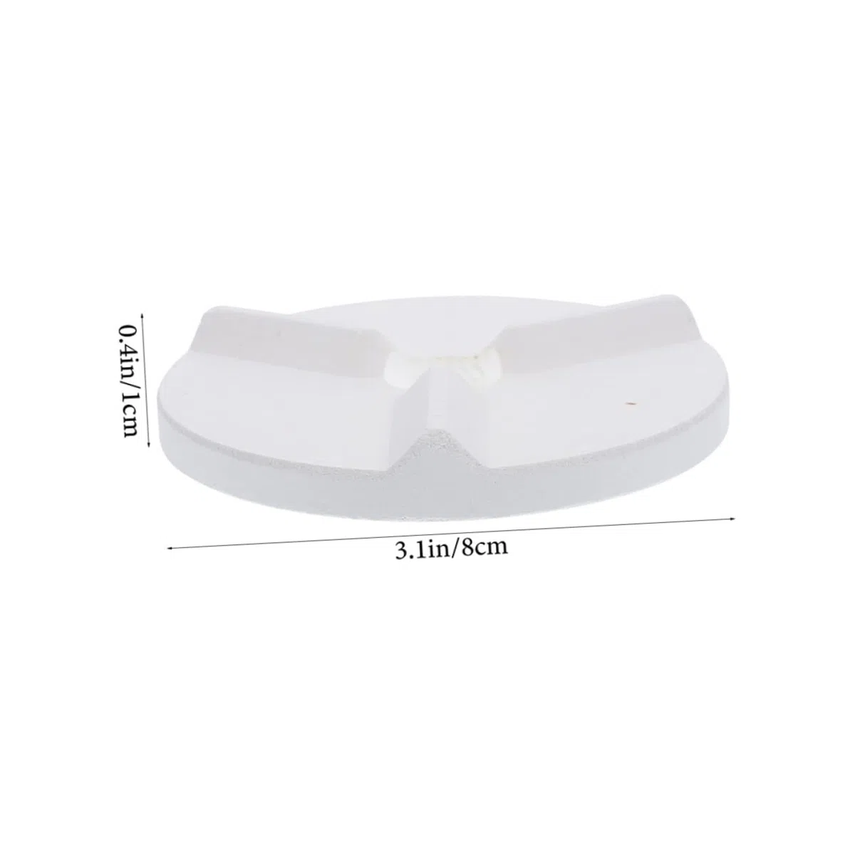 NUOBESTY 2piezas Almohadilla Anti-vidriado De Cerámica Soporte Refractario Para Horno Herramienta De Bricolaje Para Escultura De Reutilizable Para Cocción De Cerámica Horno