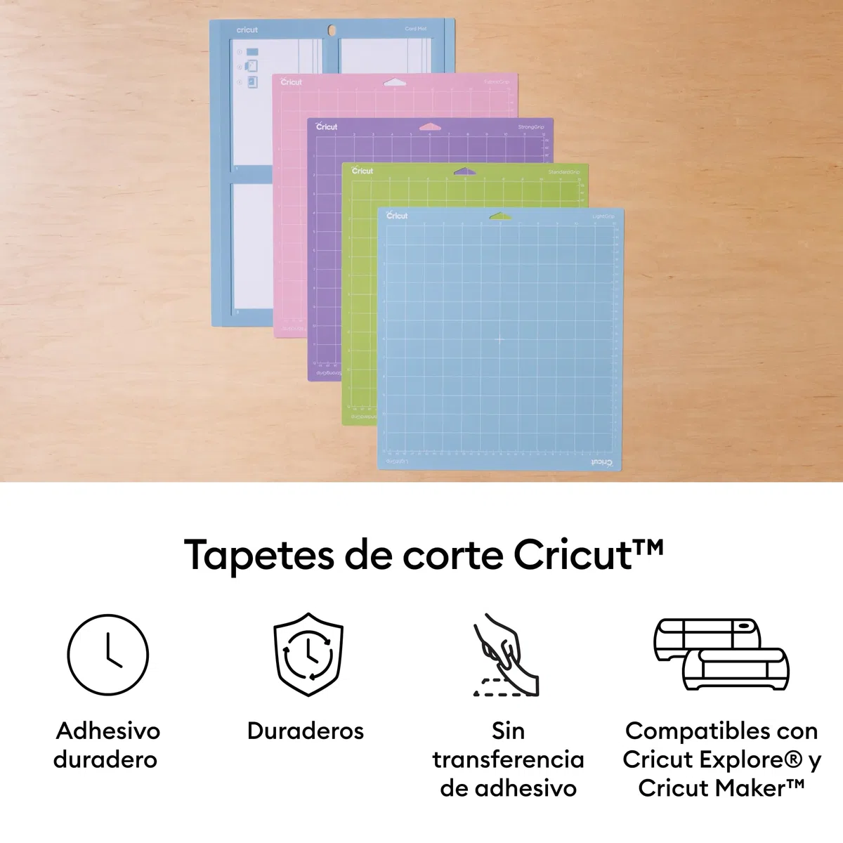 Cricut Alfombrilla StandardGrip de 12 x 12 pulgadas (paquete de 6)