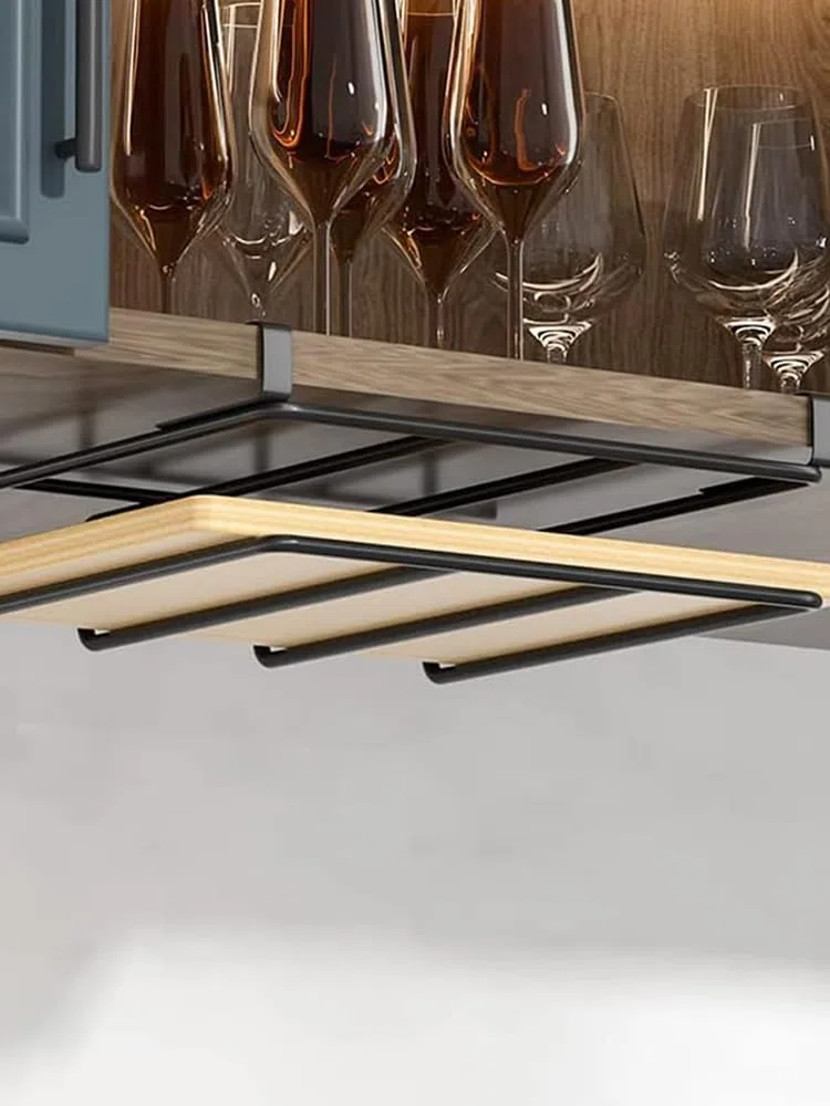 EHOTER Soporte para tabla de cortar, almacenamiento debajo del estante, organizador de cocina de acero inoxidable sin taladrar en armario, cocina, despensa, armario, organizador de almacenamiento