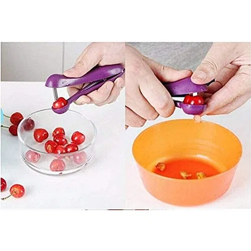 Deshuesador de cerezas - palanca de huesos - aceitunas - manual - útil para preparar mermeladas - visto en la televisión - Idea de regalo