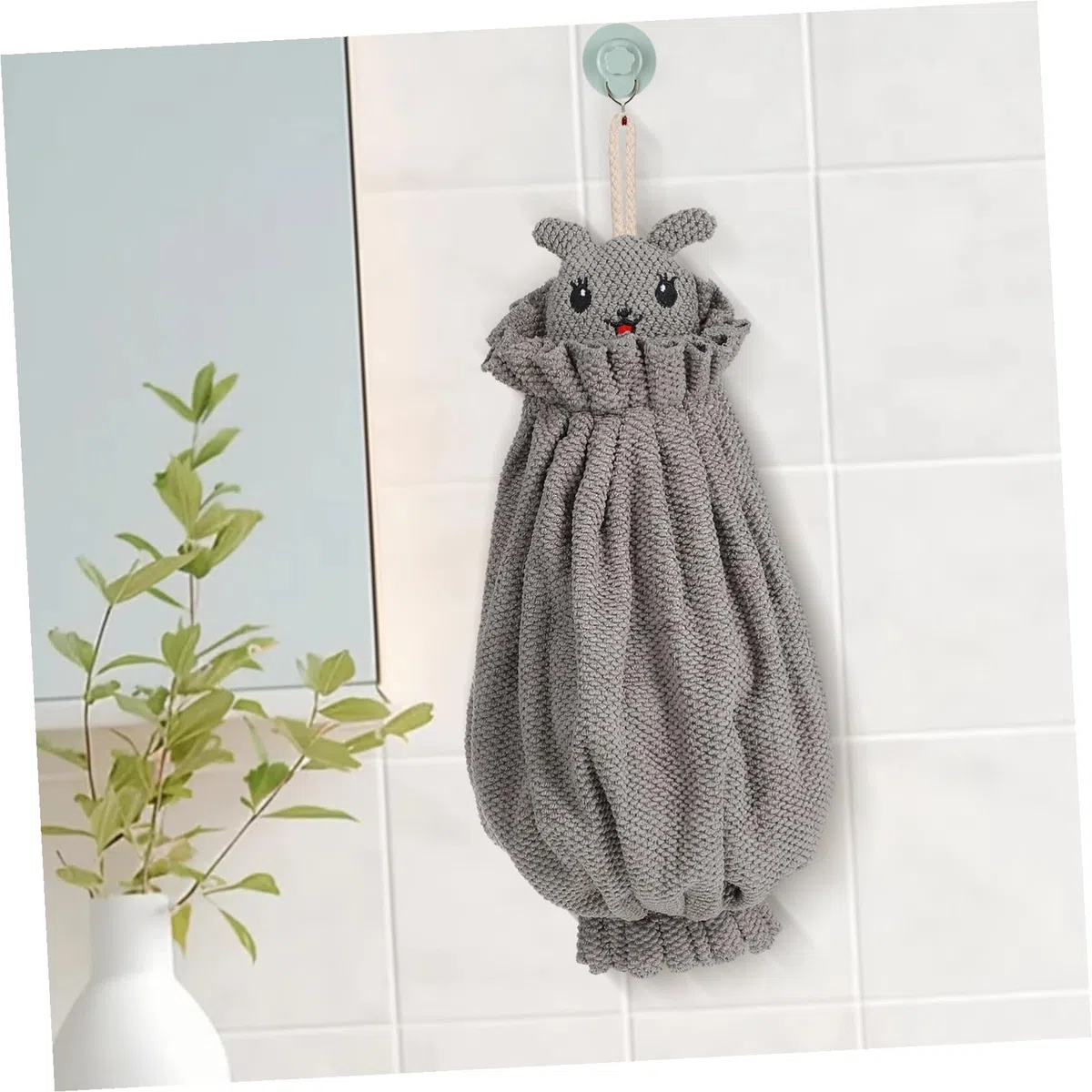 Guarda Bolsas de Plástico Cocina Diseño Compacto y Multifuncional, Soporte de Microfibra para Contenedor de Bolsas de Basura en Cocina y Baño