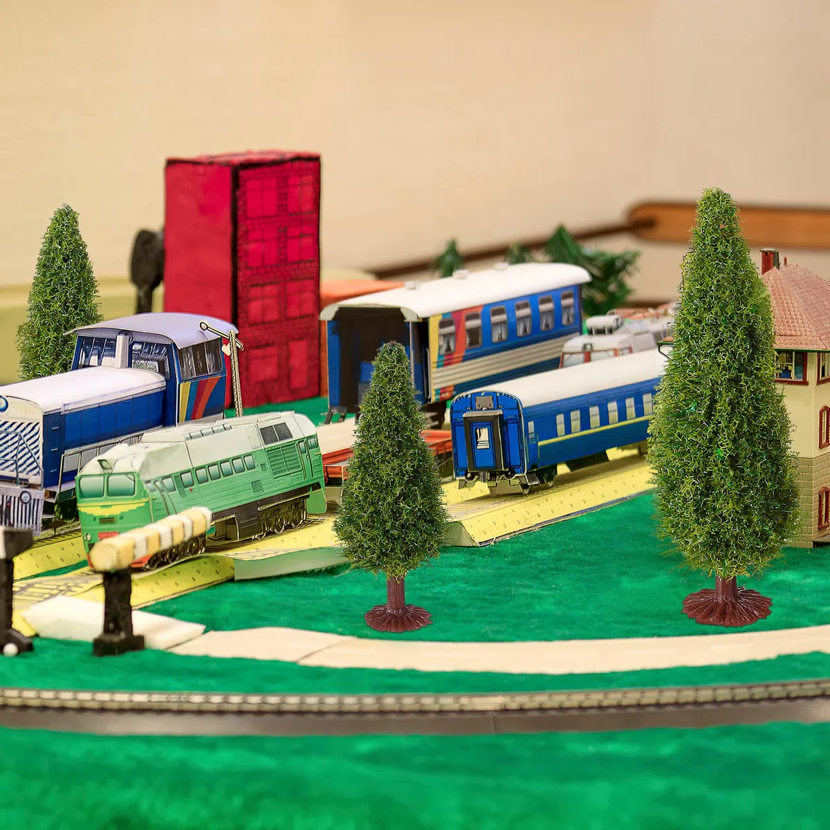 VICASKY Abetos, 15 piezas, árboles, paisaje, paisaje, cedro, con accesorios básicos, mini árboles, conjunto de árboles solitarios, árboles en miniatura para manualidades, construcción de maquetas