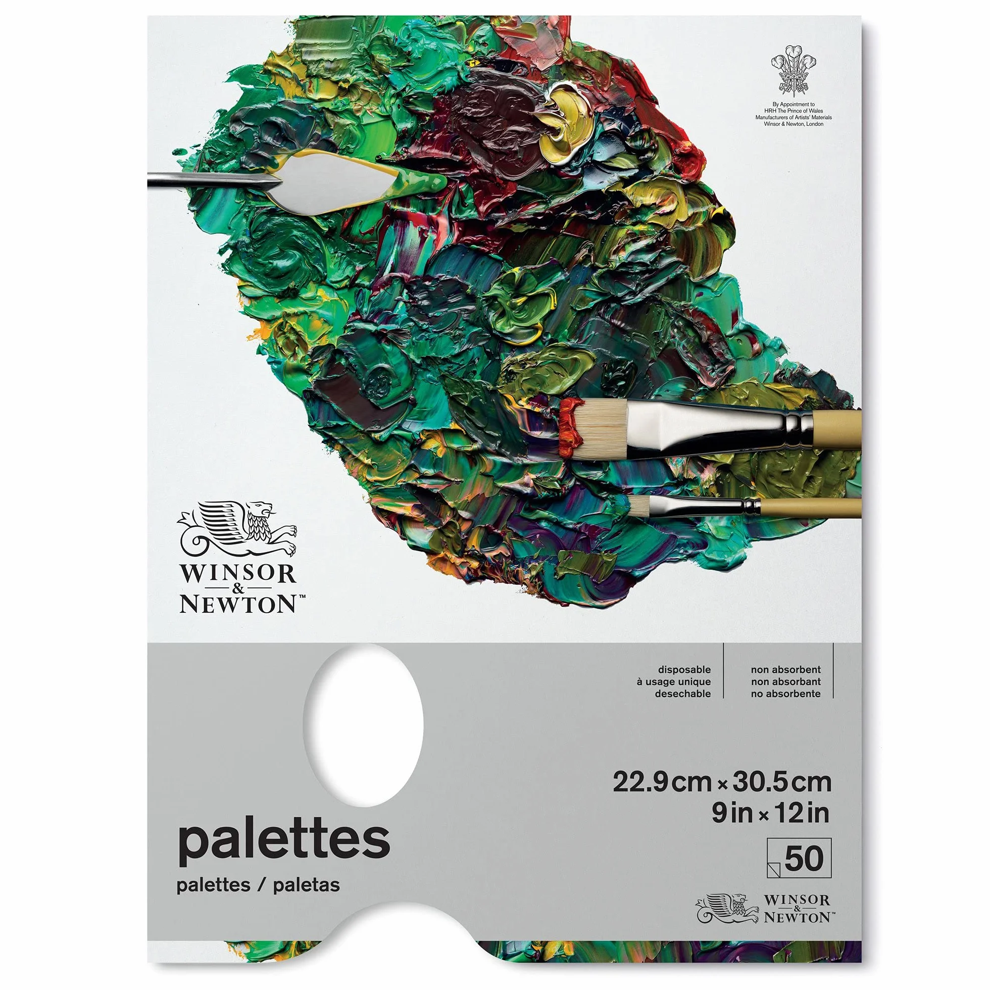 Winsor & Newton paletas desechables, 22,9 x 30,5cm