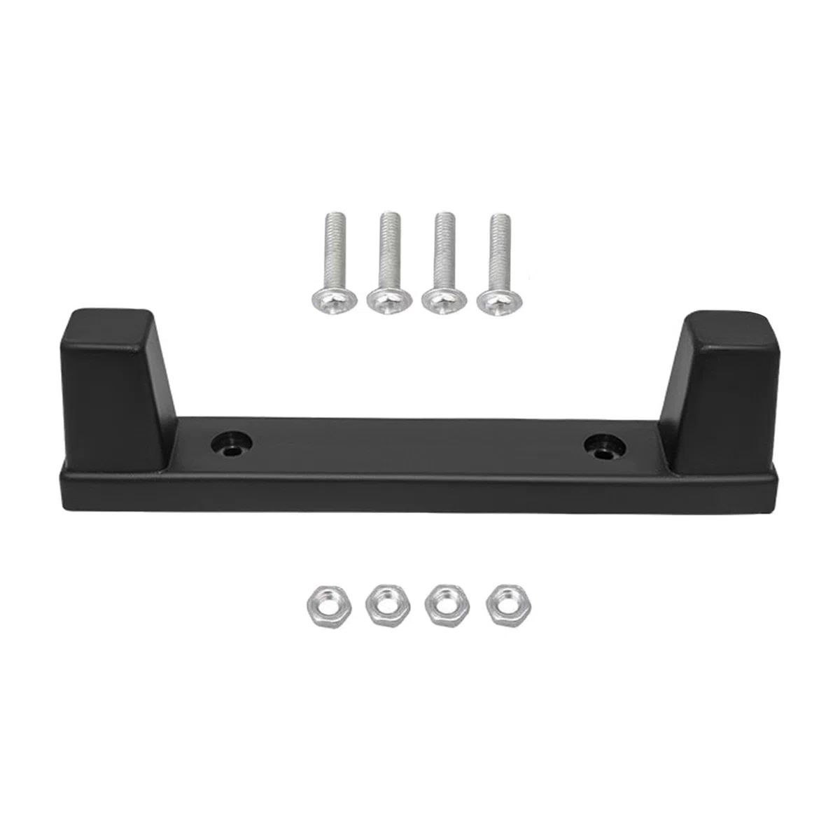 Soporte para patas de equipaje, pasador de equipaje, alto rendimiento, duradero, resistente, PP negro, almohadilla de pie para maletas de viaje, Negro , 20,2 cm x 3 cm x 5,3 cm