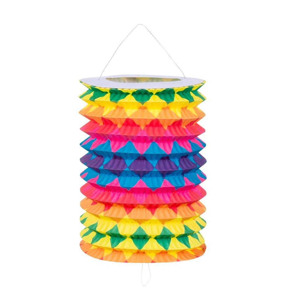 Boland 42034 - Farolillos de Papel (12 Unidades, tamaño 16 cm, 4 diseños Surtidos), Multicolor