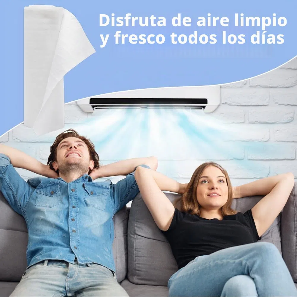BENECREAT Material filtrante con ventilación blanca, kit de filtros de ventilación de aire en rollo de filtro de aire electrostático para el hogar, HVAC, aire acondicionado y calefacción, casas