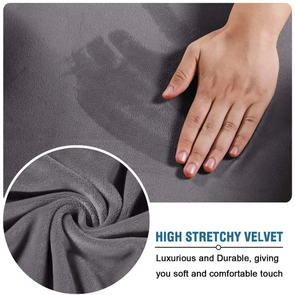 Terciopelo Funda Otomana Elástica Redonda Funda De Puff Modernas Funda Reposapies Polvo Retirable Lavable Funda De Reposapiés Cubierta Taburete Ottoman Cover Para Sala ( Color : A4 , Size : 76-104cm/3
