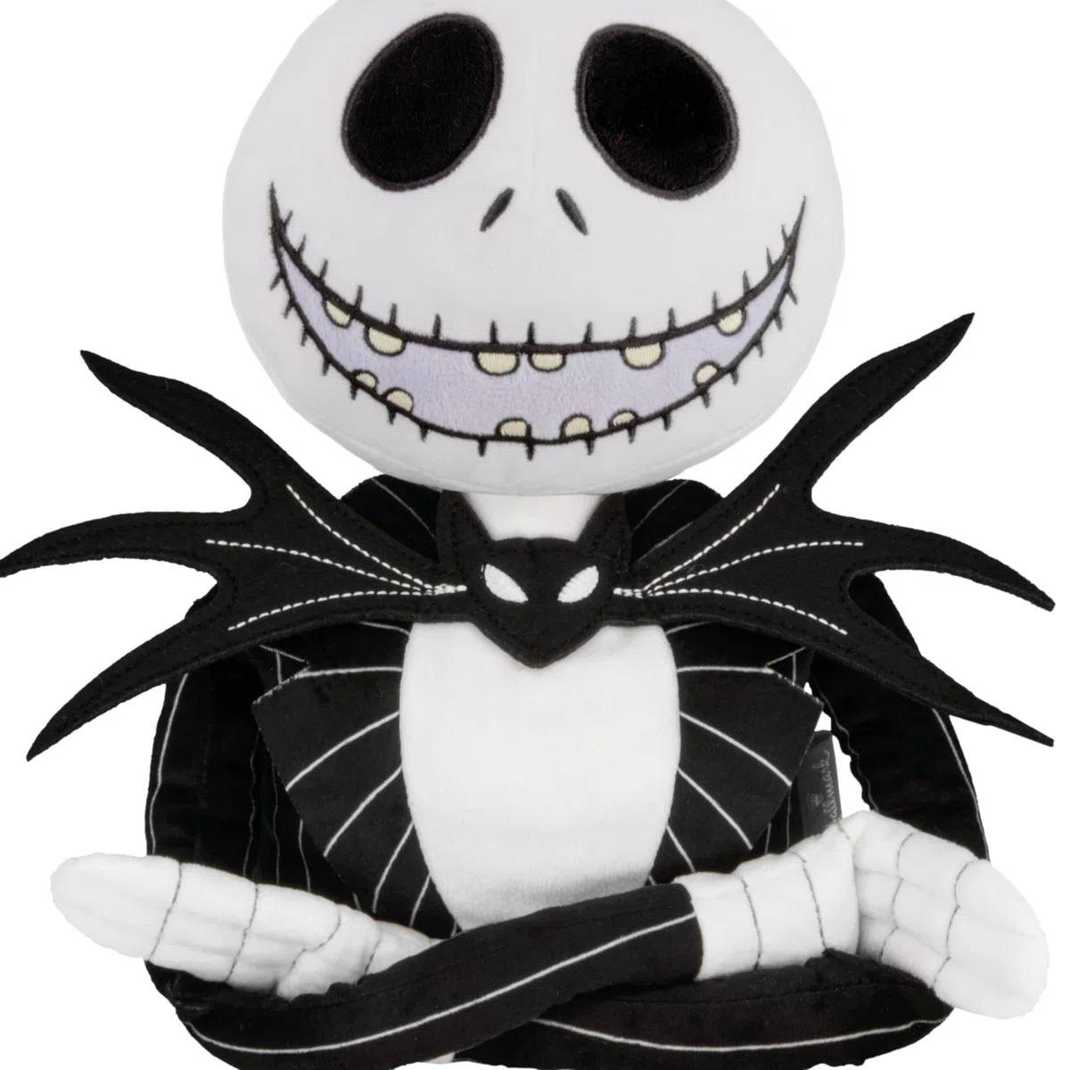 Hallmark The Nightmare Before Christmas Punta de Árbol, Jack Skellington, Adorno de Navidad, Decoración de Árbol, Negro, Blanco